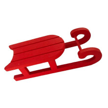 (Rood) Houten Slee Poppenhuis Decoratie Meubels Decoratie Accessoires Pretend Play