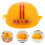 Cappello da operaio edile giallo per bambini per gioco di ruolo interattivo, set da 5 pezzi 2
