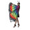 (blue)ZK-1pc Big Butterfly Cape Dancing Props Mardi Gras Shawl Deep Color 4