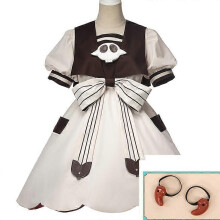 (L-Dress and headdress)Toilet-Bound Hanako-kun/Jibaku Shounen Hanako-kun Yashiro Nene Cosplay Costume
