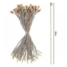 (Khaki) 2025 100pcs Drop Ornaments String Ribbon Xmas Ball Pendant Hanging Ropes Decorations For Home Gift Packaging Tag