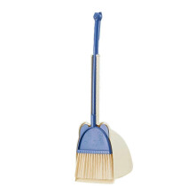(blau) Kleinkinder Besen Housekeeping Spielset Rollenspiel süßes Weihnachtsgeschenk Mini Besen und Kehrschaufel