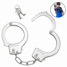 Spielzeug-Handschellen mit Schlüsseln, Metall-Handschellen, Kostüm-Zubehör, Bühnen-Party-Requisiten,