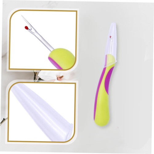 Seam Ripper Tool Set – 2 Pieces Thread Cutter Sewing Kit with Plastic Handle for Easy Fabric Unpicking and Thread Removal 2