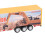 (Style 2)Transport Cart Toy Educational Simulation Alloy Plastic Pull Back Carrier Vehicle Model For 3