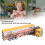 (Style 2)Transport Cart Toy Educational Simulation Alloy Plastic Pull Back Carrier Vehicle Model For 5