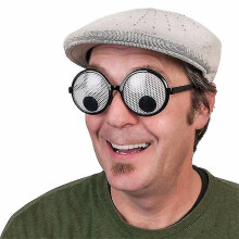 Drehbrille Geburtstagsbrille Partybrille Verrückte Brille