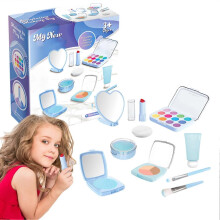 Trucs voor meisjes Prinses rollenspelset Kinderspeelgoedset Meisjes cosmeticaset Blauw