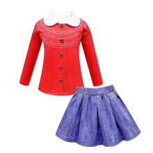(11–12 Jahre) Turning Red Mei Cosplay Kostüm Mädchen Kinder Geburtstag Party Outfit Set Fancy Dress