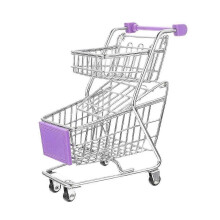 Zootopia Toys Carrello da supermercato per bambini, carrello della spesa in metallo, mini carrello da