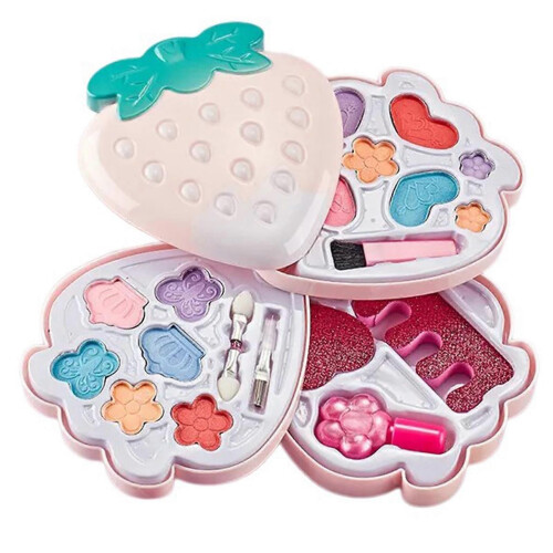 (Erdbeere) Spielzeug Geschenk Simulation Set Party Bühne Dressing Kid Mädchen Make-Up Set Dressing Box