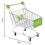 Universal Mini Lebensmittel Einkaufswagen Stil Desktop Aufbewahrungsbox/Halter 4