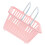 Ventilated Reusable Storage Basket with Handle – Multi Use Carrying Bin for Bathroom, Shopping, and 5