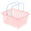 Ventilated Reusable Storage Basket with Handle – Multi Use Carrying Bin for Bathroom, Shopping, and 2