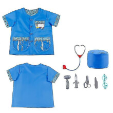 Veterinär Blau Kinder Arzt Kleidung Medizinische Werkzeuge Für Kindergarten Rolle Spielen