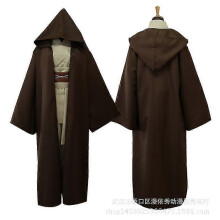 (XL)Wan Kenobi Cosplay Kostüm Jedi-Ritter Robe Set Weihnachtsleistungskostüm