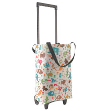 (Tier)Wasserdichte Einkaufstrolley-Tasche, praktische Einkaufstasche aus Segeltuch, Trolley-Wagen für