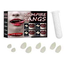 Vampire Zahnersatz Kostüm Outfits Vampire Zähne Einziehbare falsche Zähne Cosplay Zähne Halloween Vampire