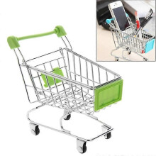Universal Mini Lebensmittel Einkaufswagen Stil Desktop Storage Box/Halter, Für iPhone, Galaxy, Huawei,