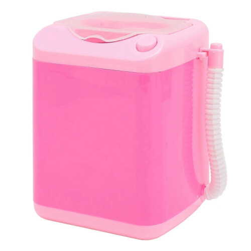 Washing Machine Toy Small Simulation Electric Automatic Makeup Sponge Cleaner Device For Lady Kids 1