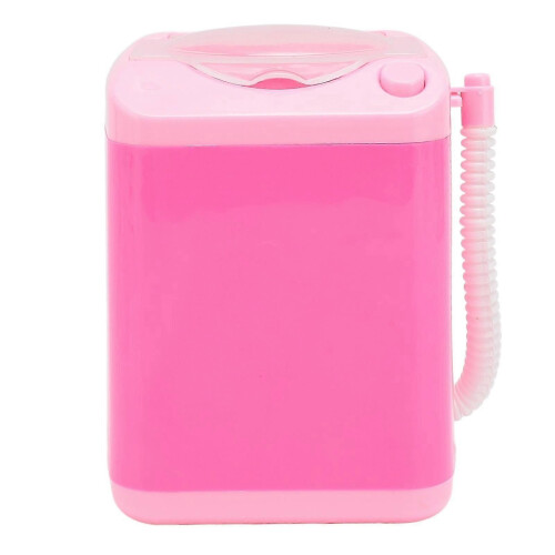 Washing Machine Toy Small Simulation Electric Automatic Makeup Sponge Cleaner Device For Lady Kids