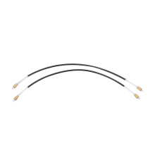 2 Stück Schwarzes Nylon Cello Schwanzseil Ersatzset für Instrumentenzubehör