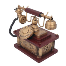 Vintage Telefon Dekor Antik Retro Wählscheibe Festnetz Telefon Dekoration Rolle Spielen Schießen Requisiten