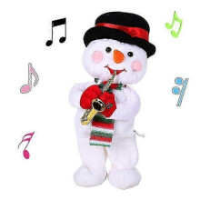 (Christmas snowman) 2025 The New Electric Santa Claus, Christmas Elk, Christmas Snowman Doll