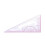 Multifunctional Plastic Quilt Ruler for Precision Cutting and Patchwork Crafting, 12 Inch Size, Durable Design 3