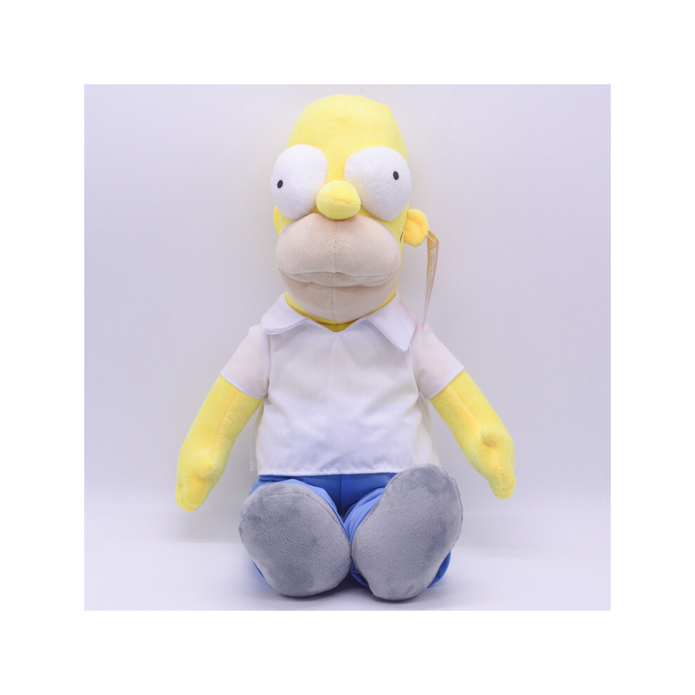 New (Homer Simpson, Large) Simpsons The Bart Marge Plush Toy Cartoon Stuffed Doll Gift Decoration Kids