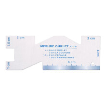 Sewing Ruler Metal Measuring Tool for Beginners, Kids Sewing Accessories for Boys and Girls, Hand Training Supplies