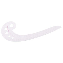 Sewing Ruler Comma Shape 12 Inch French Dressmaking Tool for Accurate Drawing and Crafting Projects