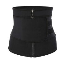 (Black, 4XL) Trainer Women Waist Neoprene Belt Sauna Sweat Body Shaper Tummy Slimmer Control