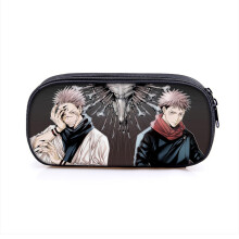 (21) Kaisen Jujutsu Pencil Box Students Anime Pen Case Stationery Storage Bag Makeup