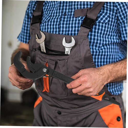 Universal Adjustable Pipe Wrench Multi-Functional Tool for Sink Installations Lightweight for Plumbing Repairs 1