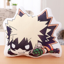 (Bakugo Katsuki, 45*45cm) Kids My Boku No Hero Academia Cartoon Hold Pillow Plush Doll Anime Toy Stuffed