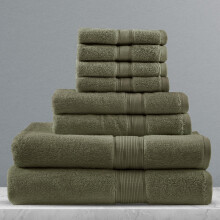 Madison Park Signature Badetuch, 800 g/m, 100 % Baumwolle, luxurises Badezimmer-Handtuch-Set, sehr saugfhig, schnell trocknend, Hotel- und Spa-Qua
