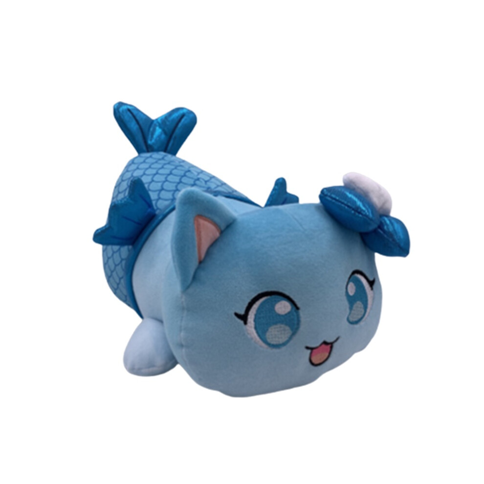 (Mermaid) Meemeow Cat Aphmau Plush Toy Stuffed Animal Doll Throw Pillow Gifts Xmas Kids
