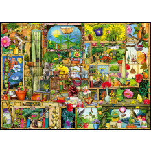 Ravensburger Der Garten Schrank - 1000 Teile Puzzle für Erwachsene | Einzigartiges Design | Anti-Glare Oberfläche | Perfekte Passform