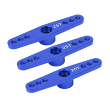 25T Aluminiumleg Servo-Arm-Hörner Lang Typ - 3 Stück für 1/10 RC Autos