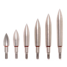 Archery Arrowheads 350 Grain Silver Field Points for Recurve and Compound Bows - Practice and Hunting Tips