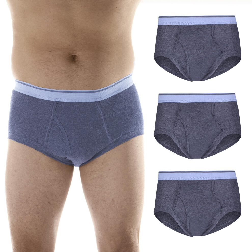 Wearever Incontinence Underwear For Men - Reusable & Washable Men's Bladder Control Briefs With Regular Absorbency - Leak Proof Underwear (Pack Of 3)
