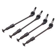 4 Stück Stahl-CVD-Antriebswelle für 1/10 RC Auto 110mm Schwarz