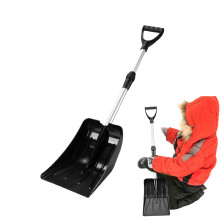 Snow Shovel – Folding Snow Shovel with D-Handle, Portable Cleaning Tool for Driveway, Yard, Camping, Outdoor Use