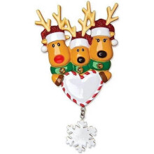 (2) 2025 Christmas Tree Hanging Ornaments merry Christmas Elk Pendant Family Xmas Tree Diy Name Ornament Deer