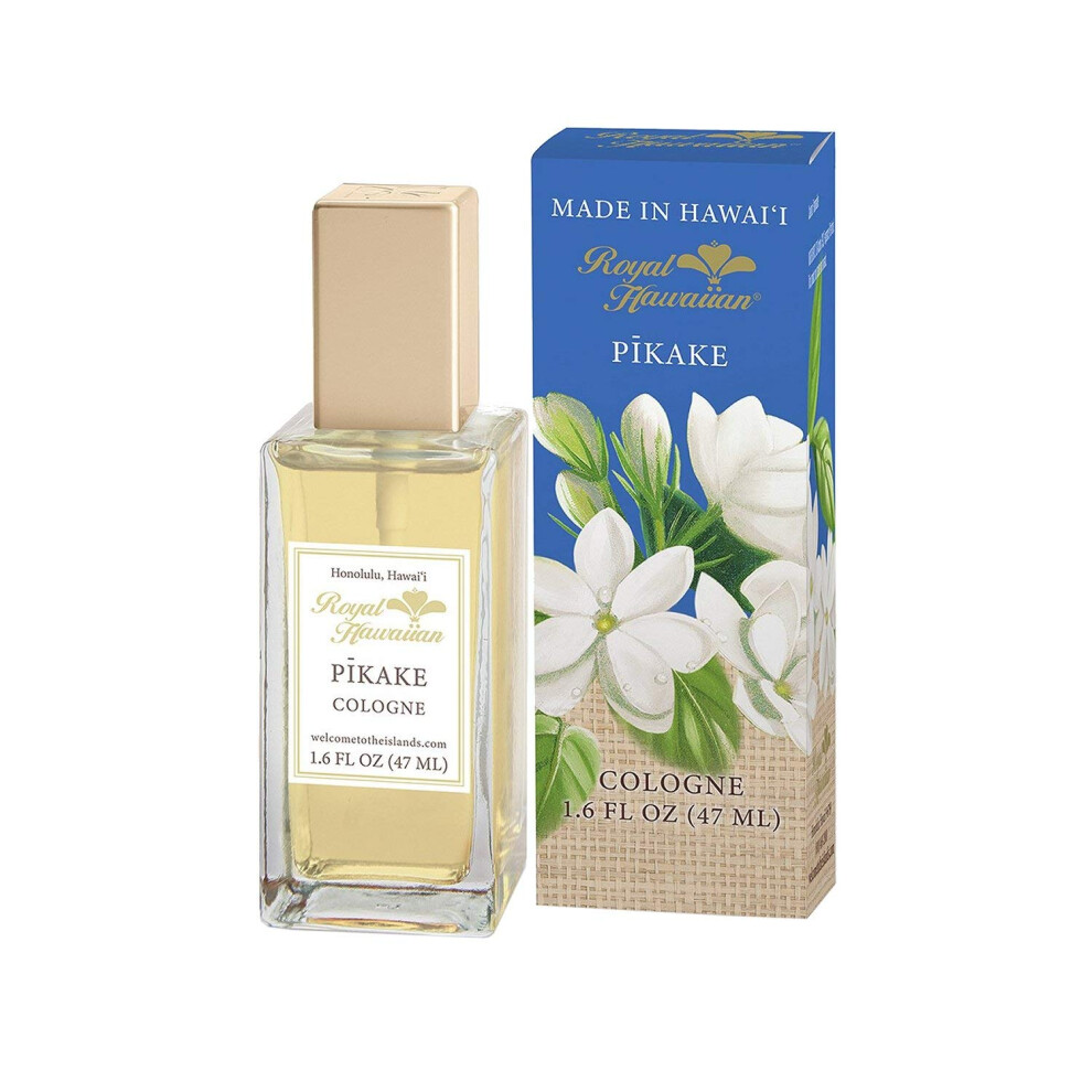 Royal Hawaiian Perfu Royal Hawaiian Pikake Cologne 1.6 Oz - Hawaiian Jasmine, Island-Inspired Feminine Scent 8671501000
