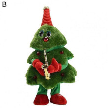 (B) 2025 The New 40cm dancing Christmas tree electric Christmas creative toy Christmas day decoration