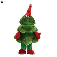 (A) 2025 The New 40cm dancing Christmas tree electric Christmas creative toy Christmas day decoration