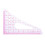 Multifunctional Plastic Quilt Ruler for Patchwork - Precision Cutting Tool, 12-Inch Size, Versatile Crafting Measurements 1