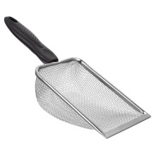Sand Shovel for Reptiles, Fine Mesh for Snakes, Spiders, Bearded Dragons, Ergonomic Design, Safe and Convenient Use